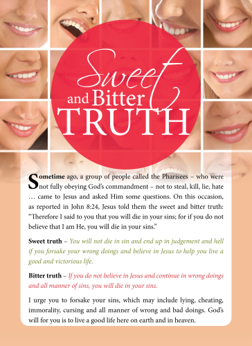 Tract - Sweet and Bitter truth