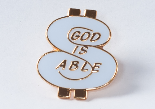 God is Able - Lapel pin