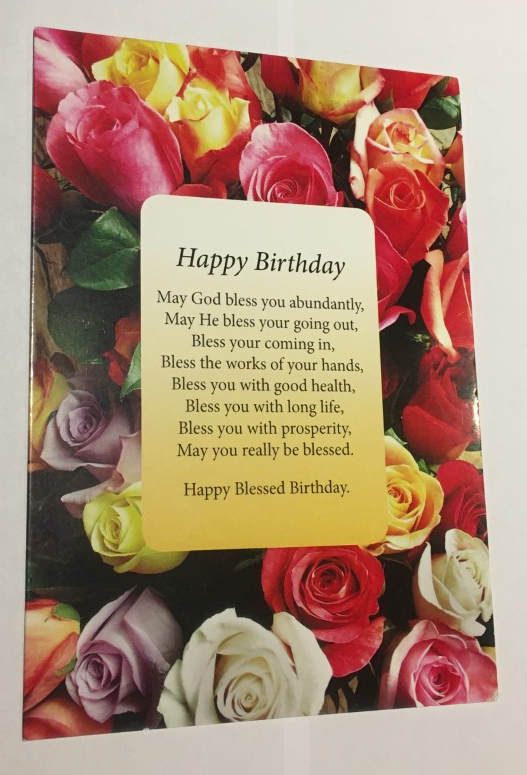 Birthday card (A5 size)